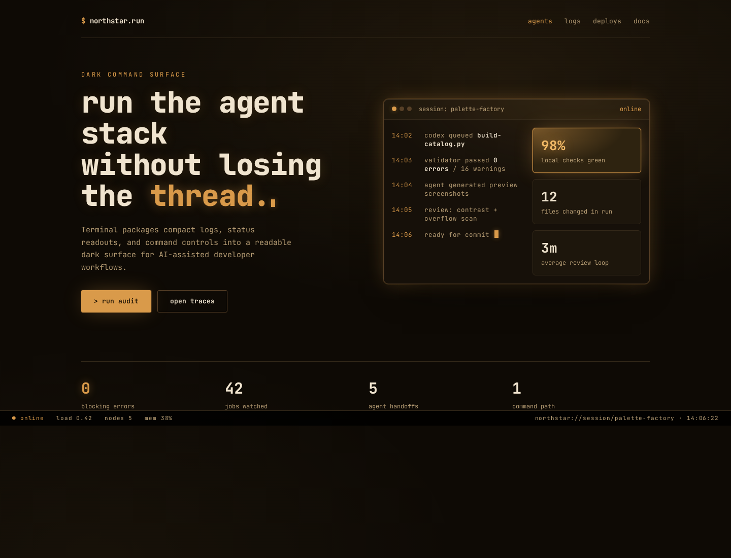 Amber Monitor preview screenshot