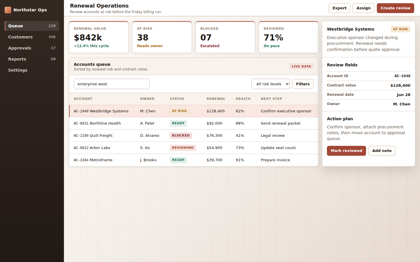 Ember Audit preview screenshot